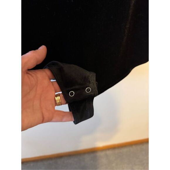 Good American Black Velvet Cheeky Bodysuit Square Neck Size 6=3X or 22-24 NWT - Picture 8 of 13